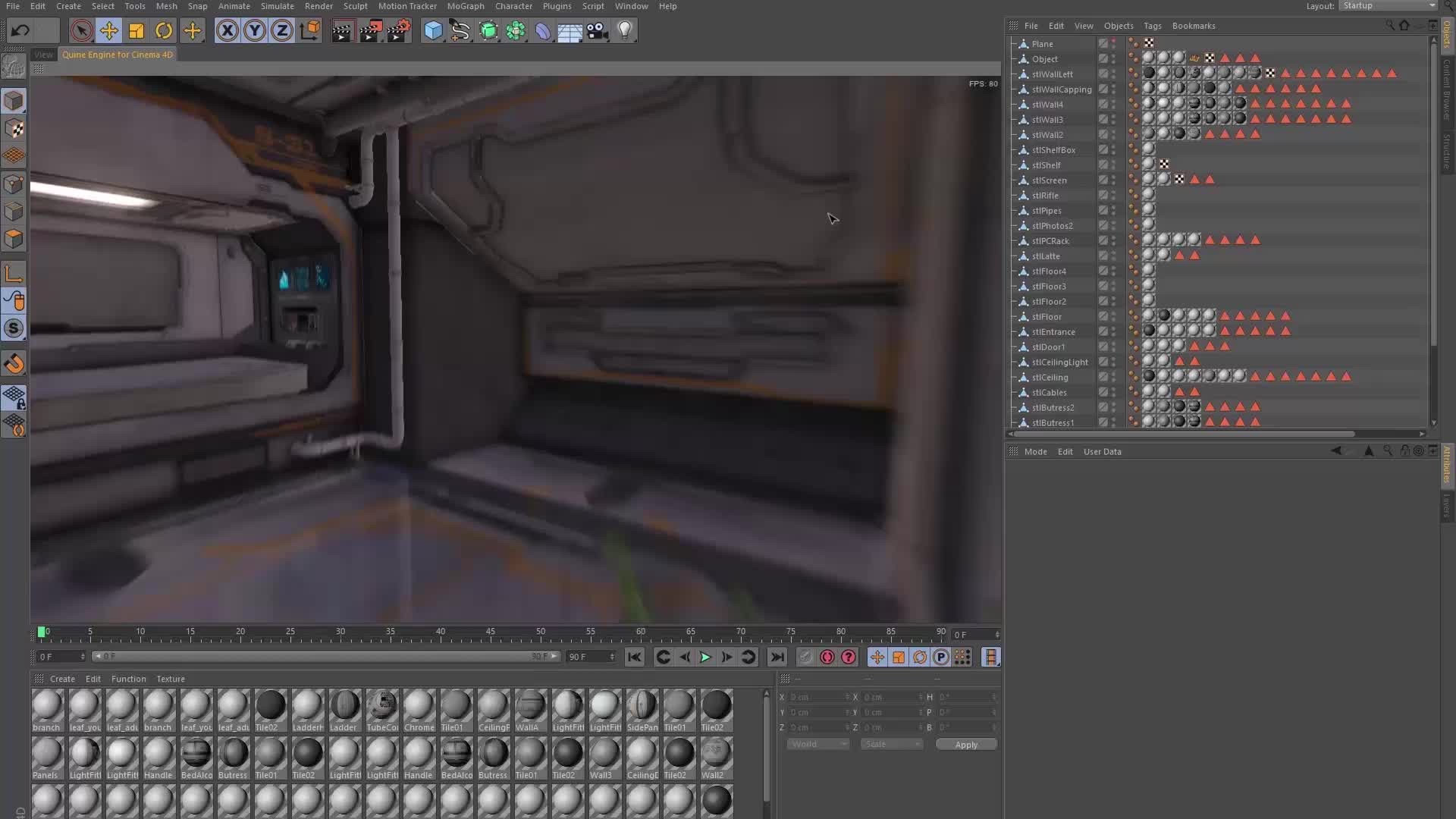 Cinema4d integration video - Quine Engine - ModDB