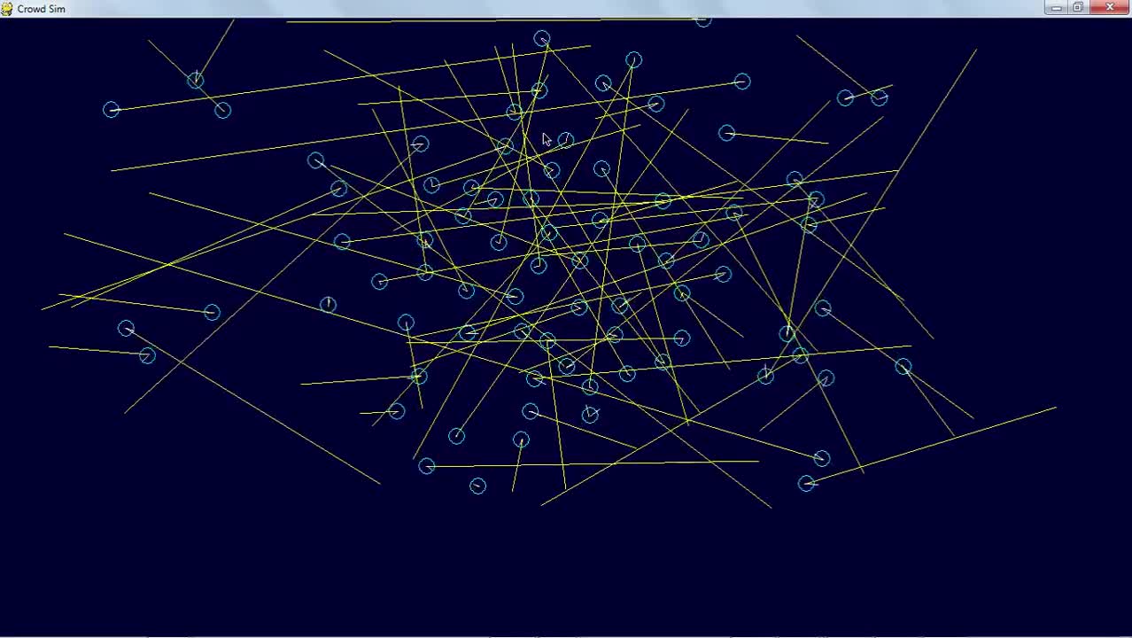 Python Crowd Simulation video CrowdCore Engine ModDB
