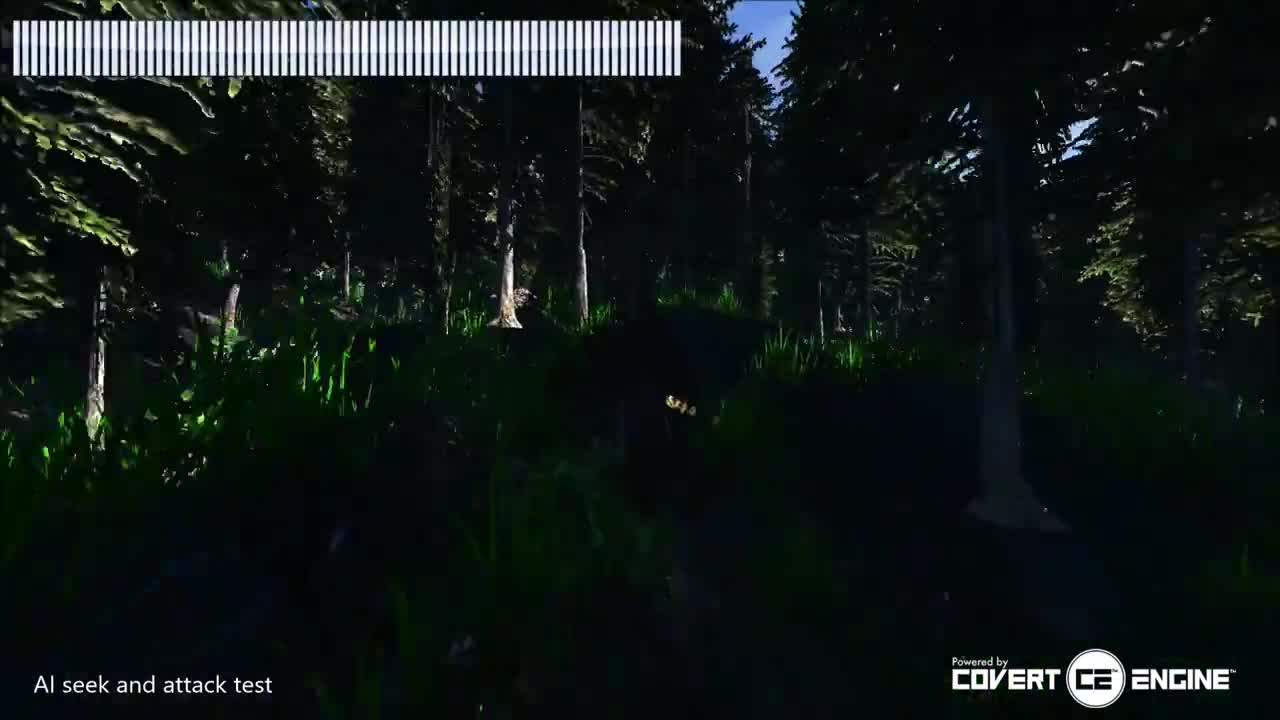 AI seek and attack testing demo video - CovertEngine - ModDB