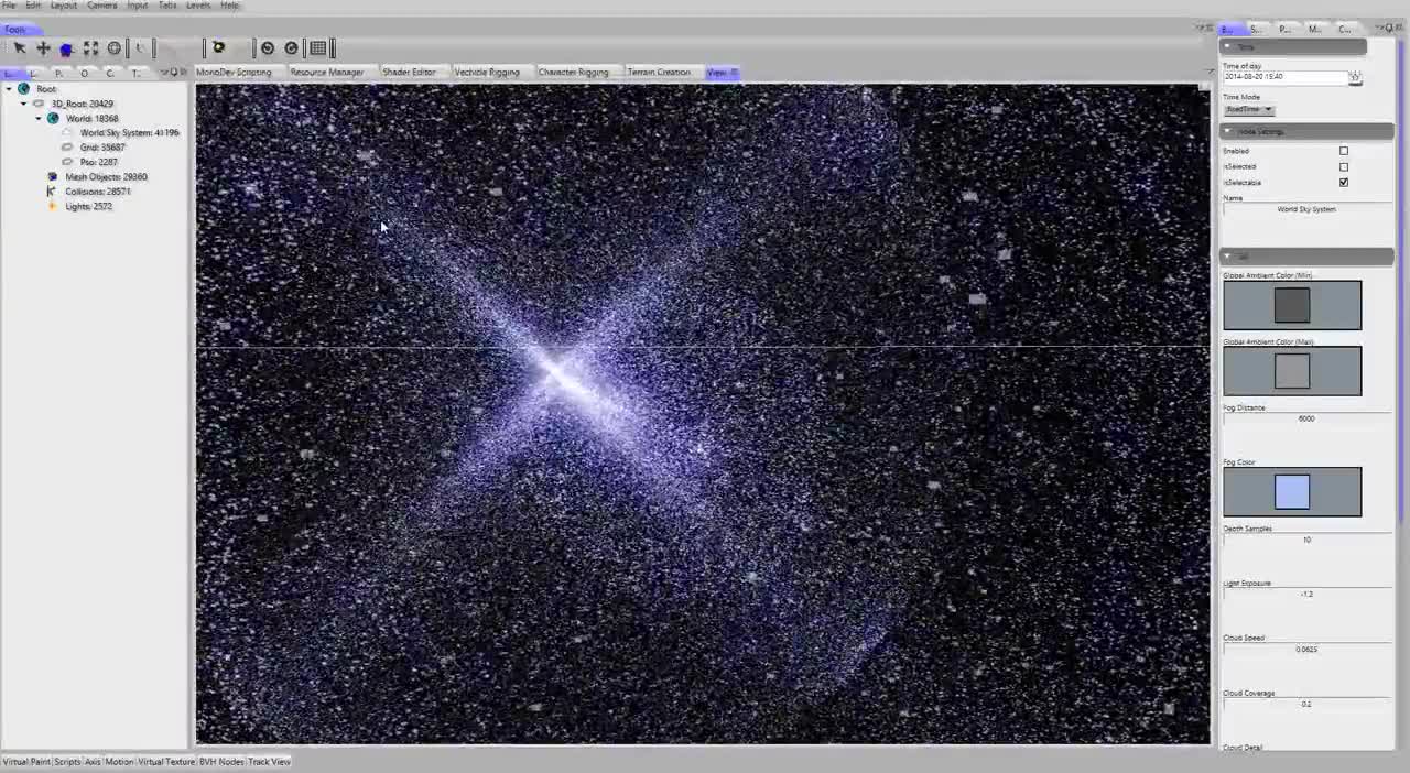 OpenCL Particle Physics video - CovertEngine - ModDB