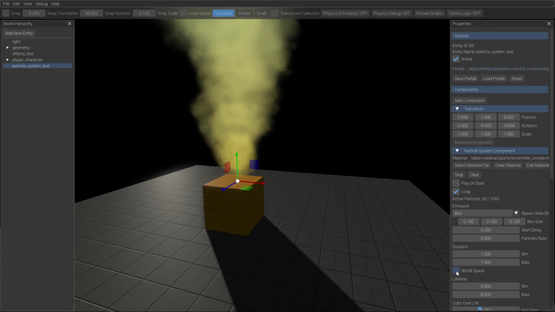 Particle Systems video - Detis Engine - ModDB