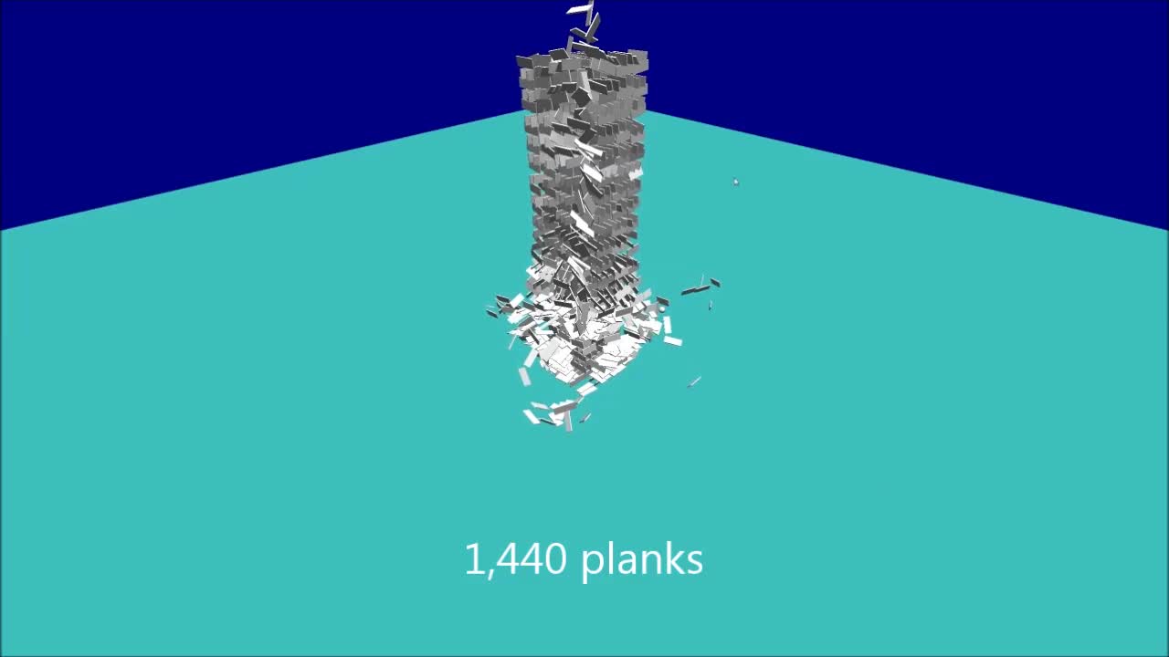 Large scale physics test video - Physigons - IndieDB