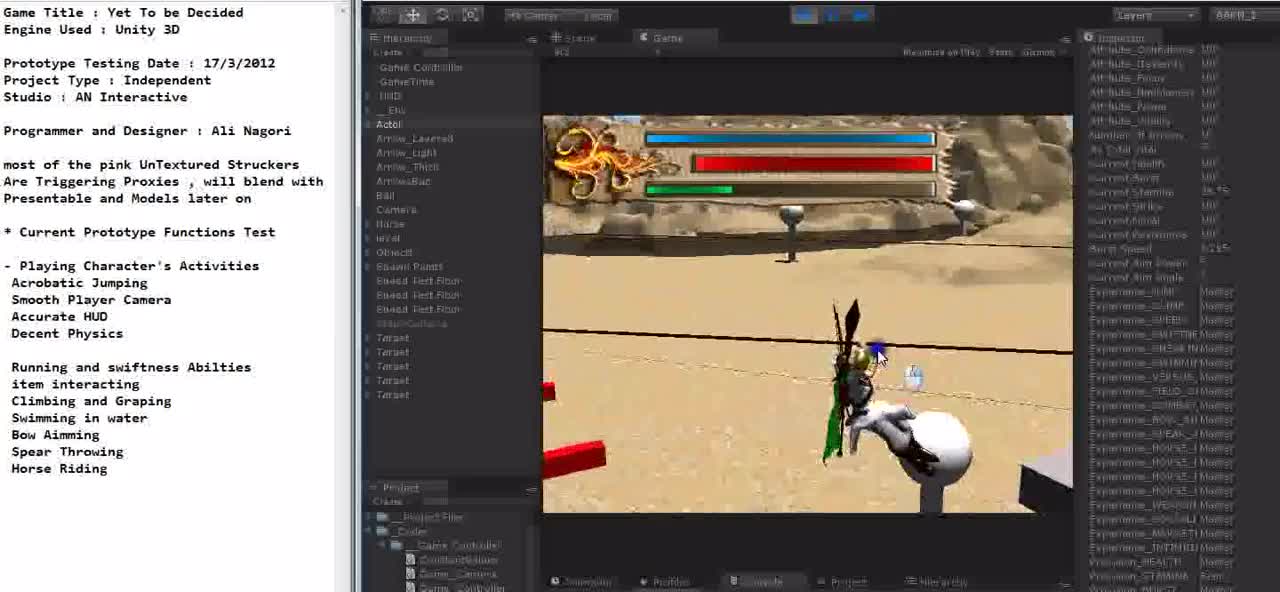 Early Dev Dairy 1 video - Project "A Knight Call" - IndieDB
