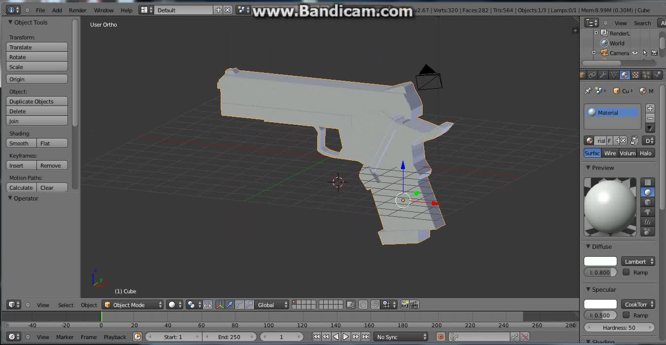 M1911 Model (not final) video - Untoten Aufstand : Allegiance - IndieDB