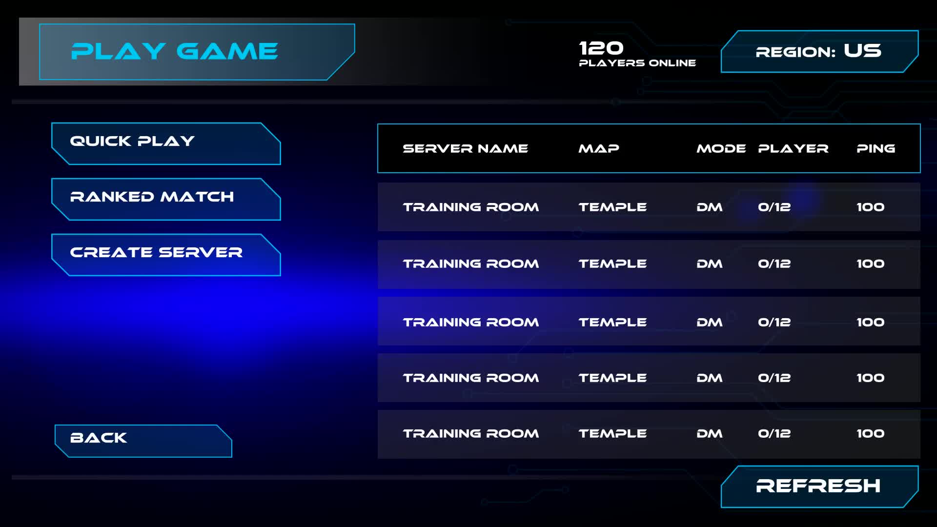 Menu Mockup video - Ascend - IndieDB