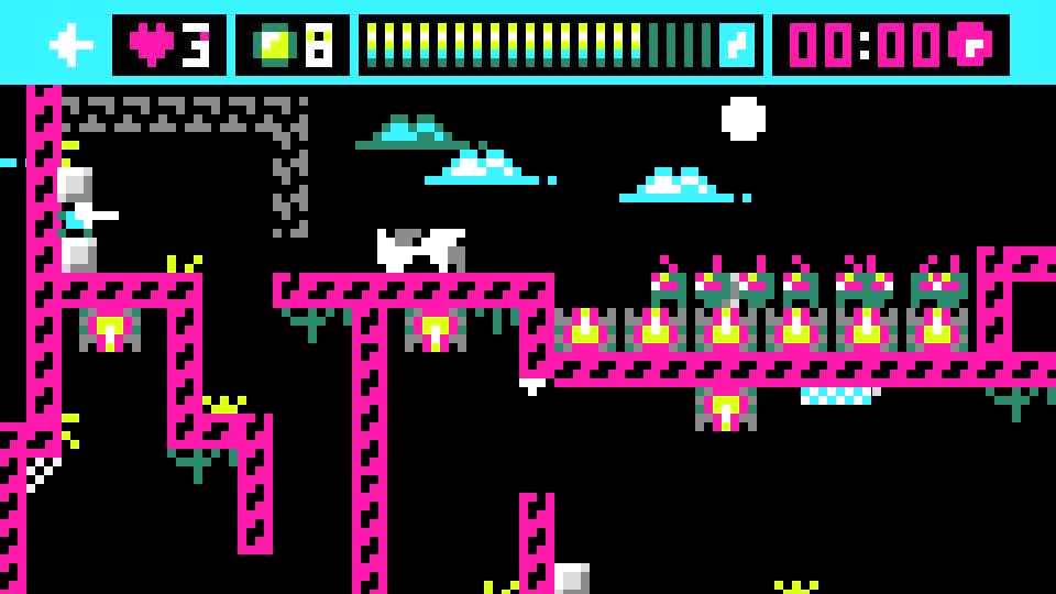 First scroll level designed! video - Mighty Retro Zero - ModDB