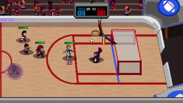 New basketball player - 6 second demo video - Super Slam Dunk Touchdown ...