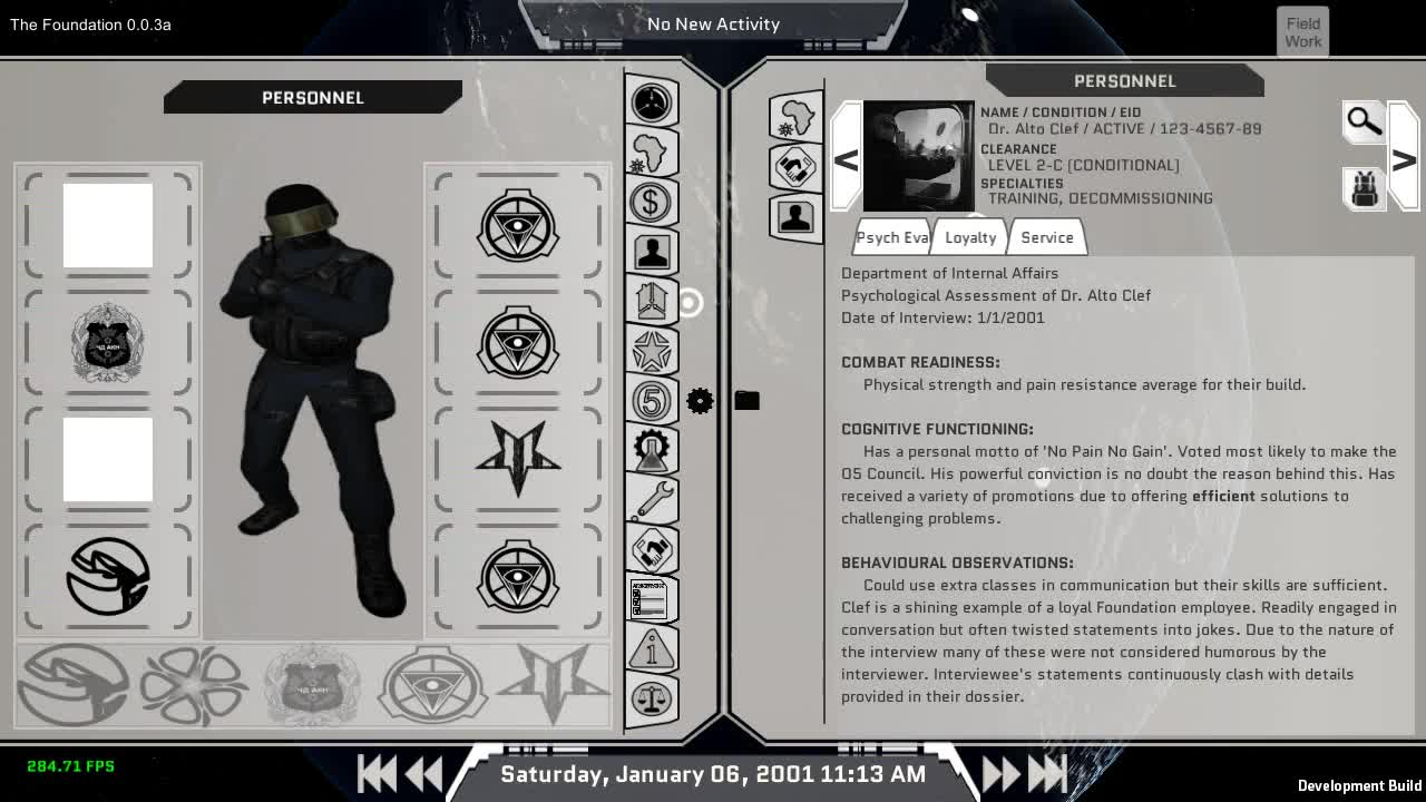 Update 19 Personnel Screen Updates Video The Foundation Mod Db