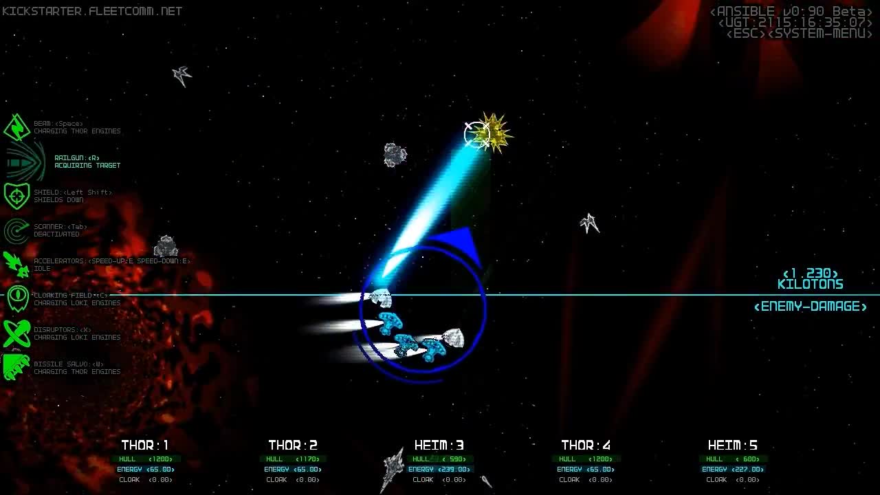 60FPS : FleetCOMM Codex Demo video - IndieDB