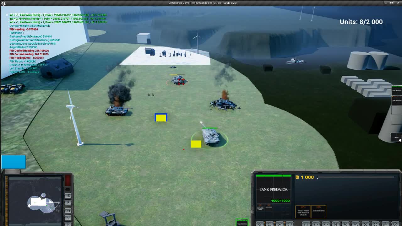 Test Tanks Battle - Develop Global War: Generals video - ModDB