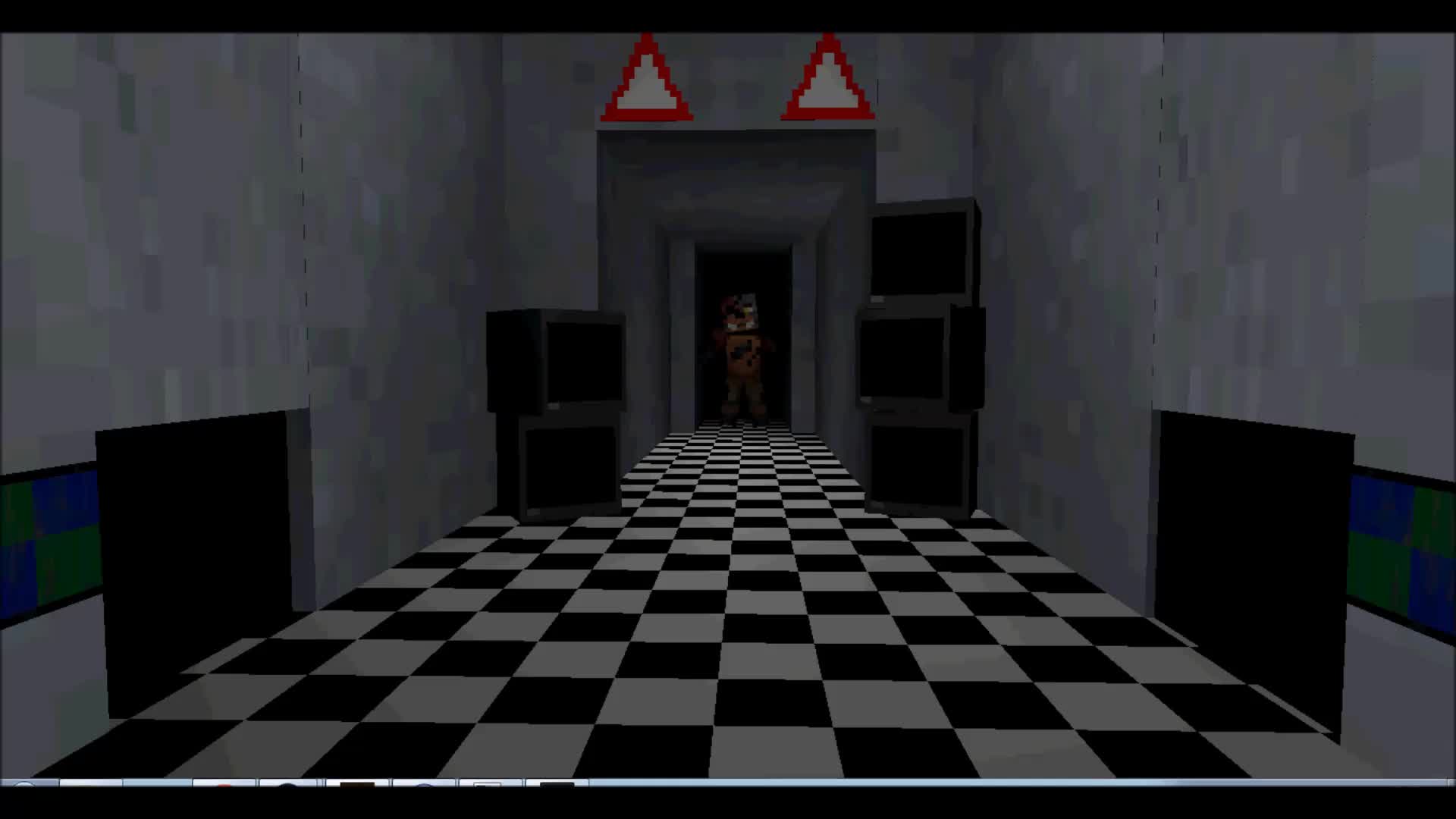 Foxy's Jumpscare From Hallway video - Five Nights in 