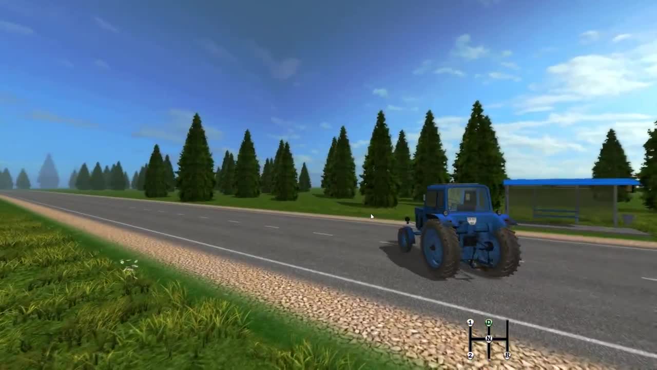 Tractor Belarus MTZ 80 test video - 3D Driving Simulator - Drive Megapolis  - ModDB