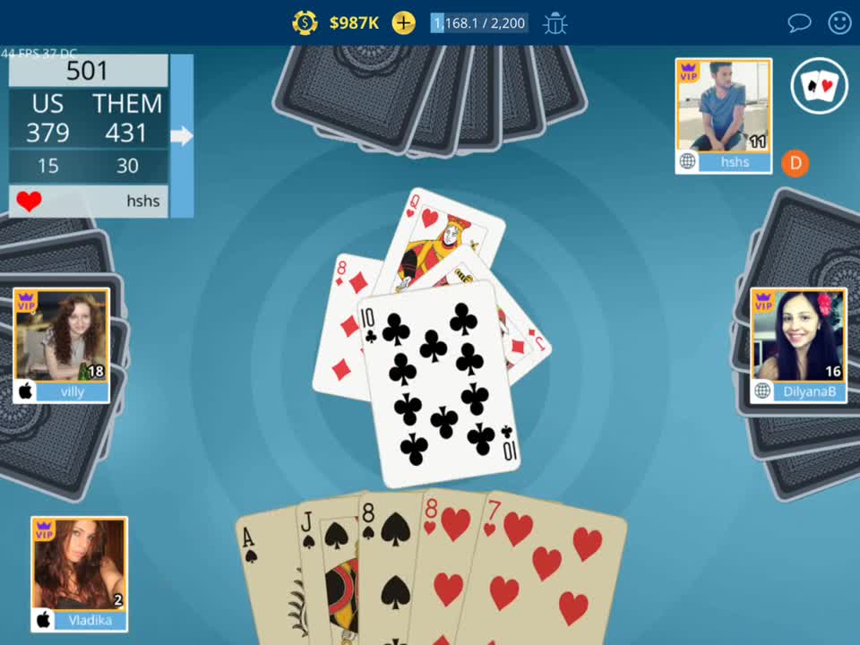 Belote Online for Free - Card Games