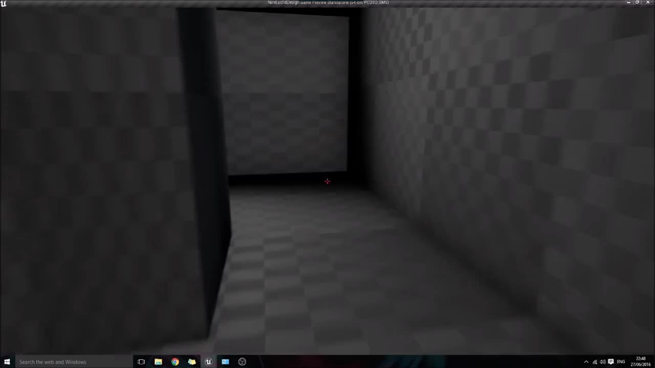 Non-Euclidean Level Design Demo video - Eraser - ModDB