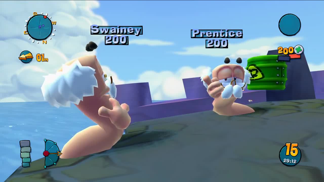 worms ultimate mayhem includes worms 3d