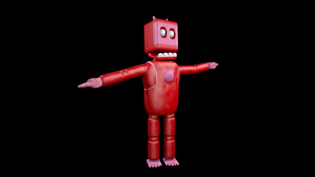A realistic animatronic from the game five nights at freddy's in a