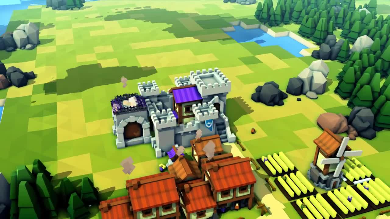 Kingdoms and castles как убрать камни