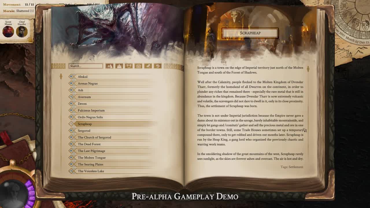 Pre-alpha Codex | Vagrus - The Riven Realms video - Mod DB