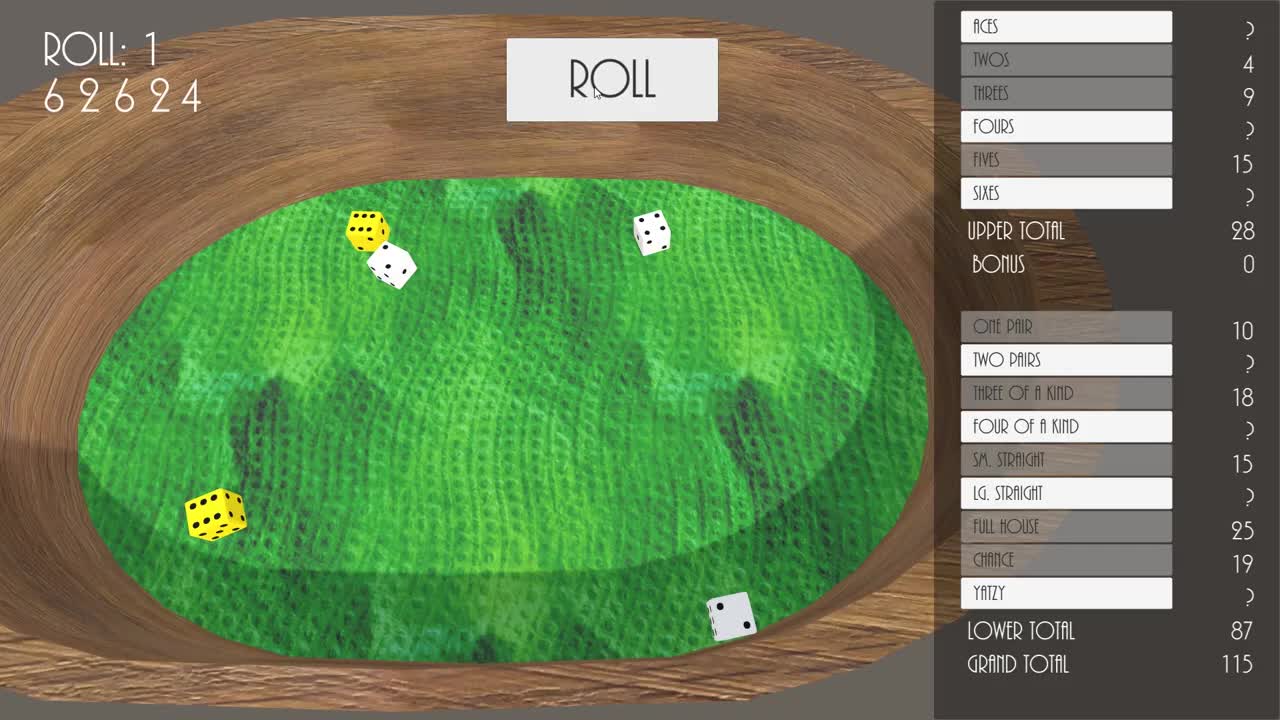 Yatzy Dice Game gameplay video ModDB