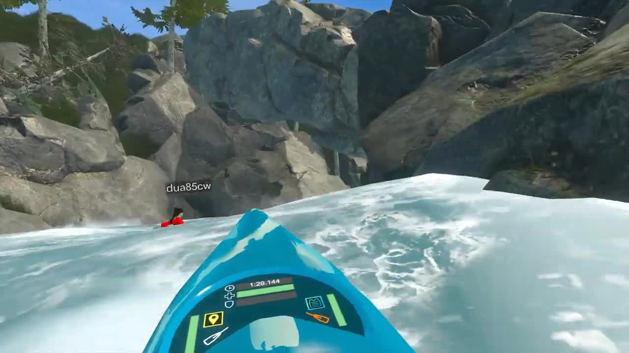 DownStream New VR Trailer video DownStream VR Whitewater Kayaking