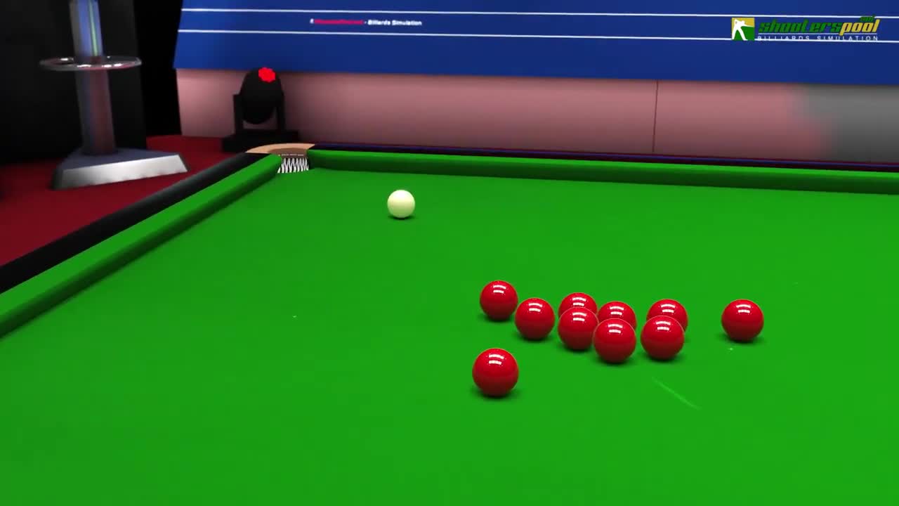 Online Snooker frame gameplay - ShootersPool Billiards Simulation