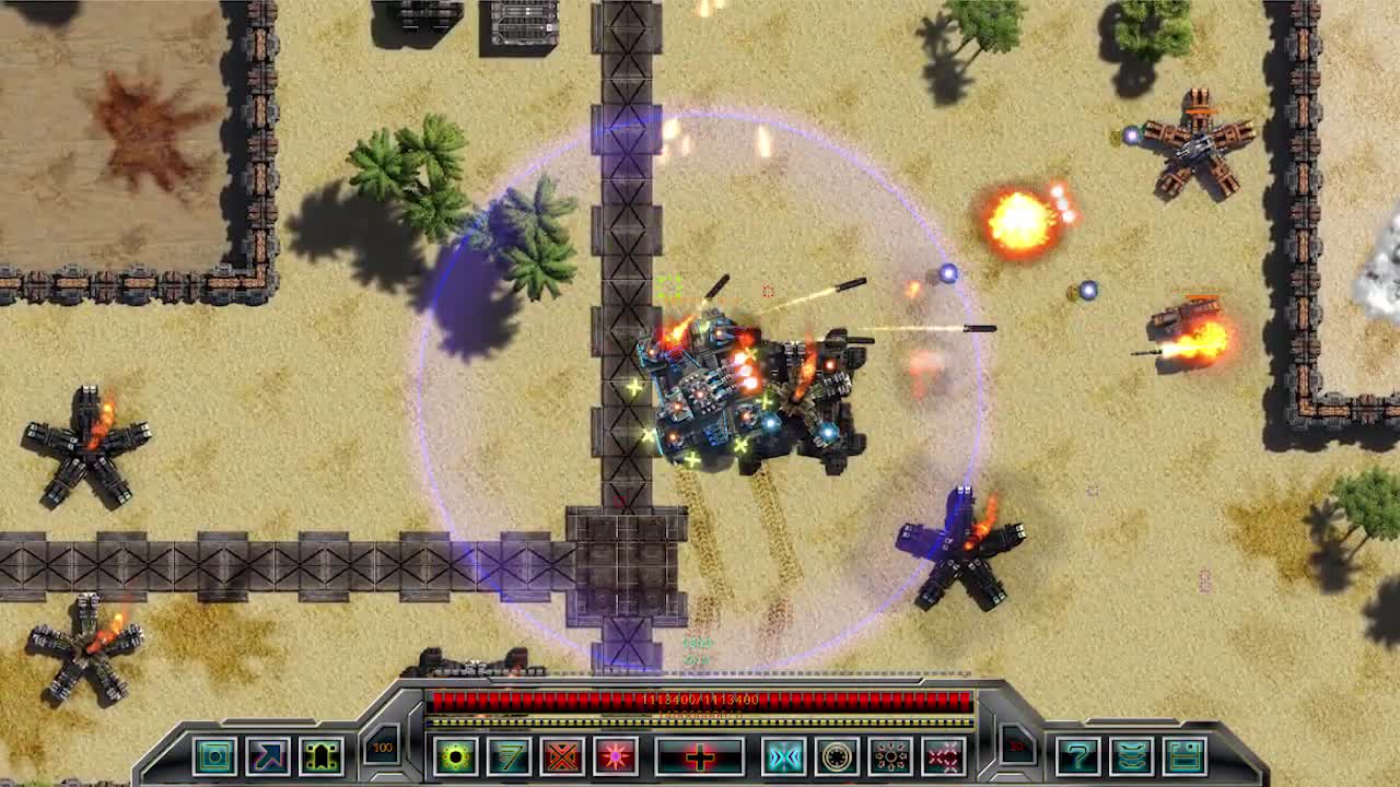 Time Manipulation video - TankidiumWar - A top-down shooter sci-fi 2D war game
