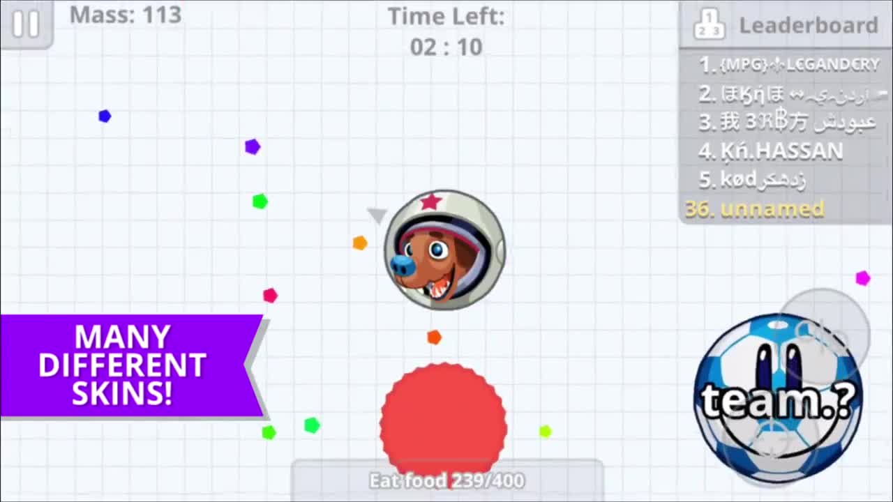 How to play Agar.io, skins, controls, and the game description
