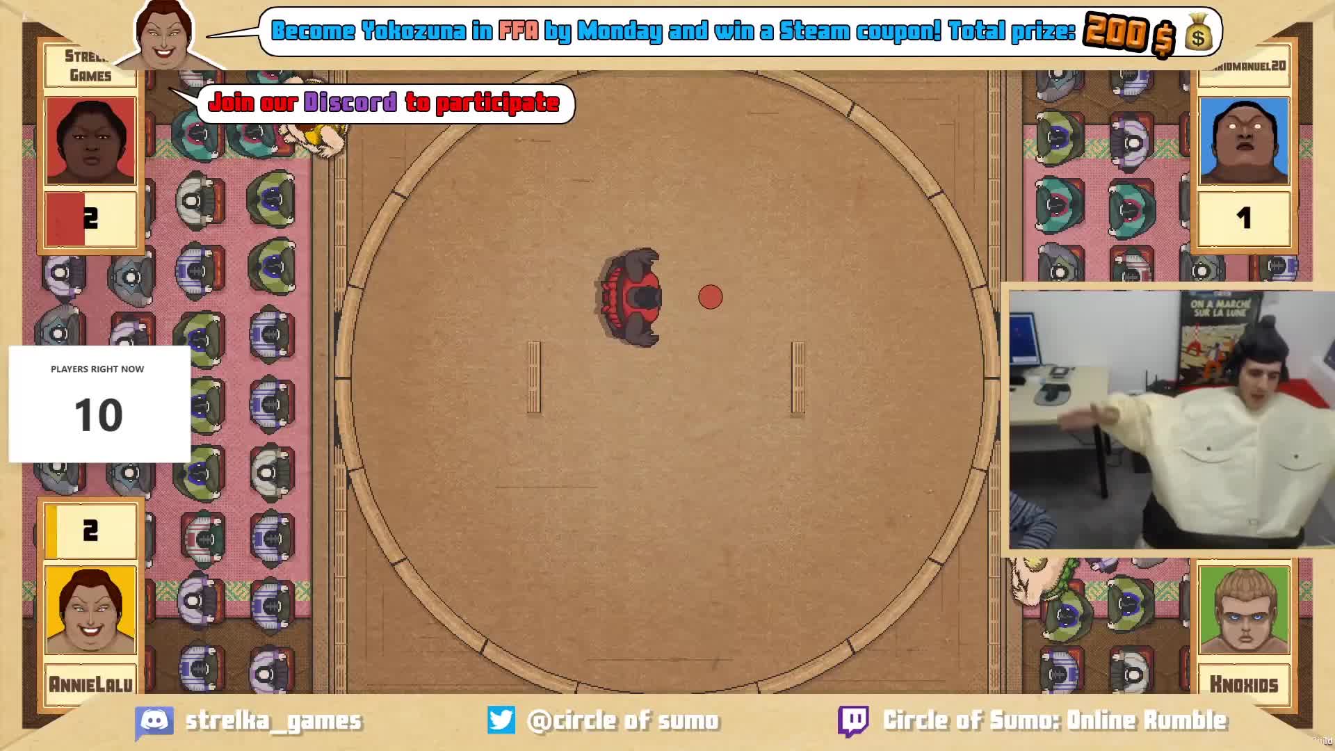 Circle of Sumo: Online Rumble! no Steam