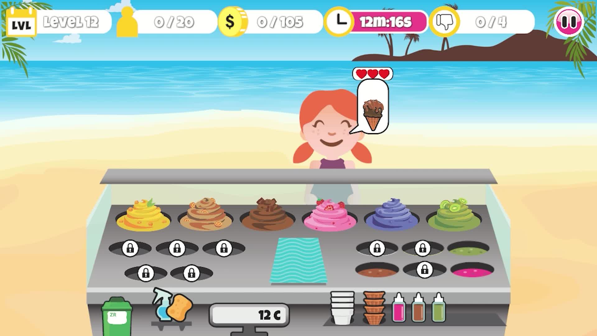 Trailer Gameplay video My little ice cream booth IndieDB