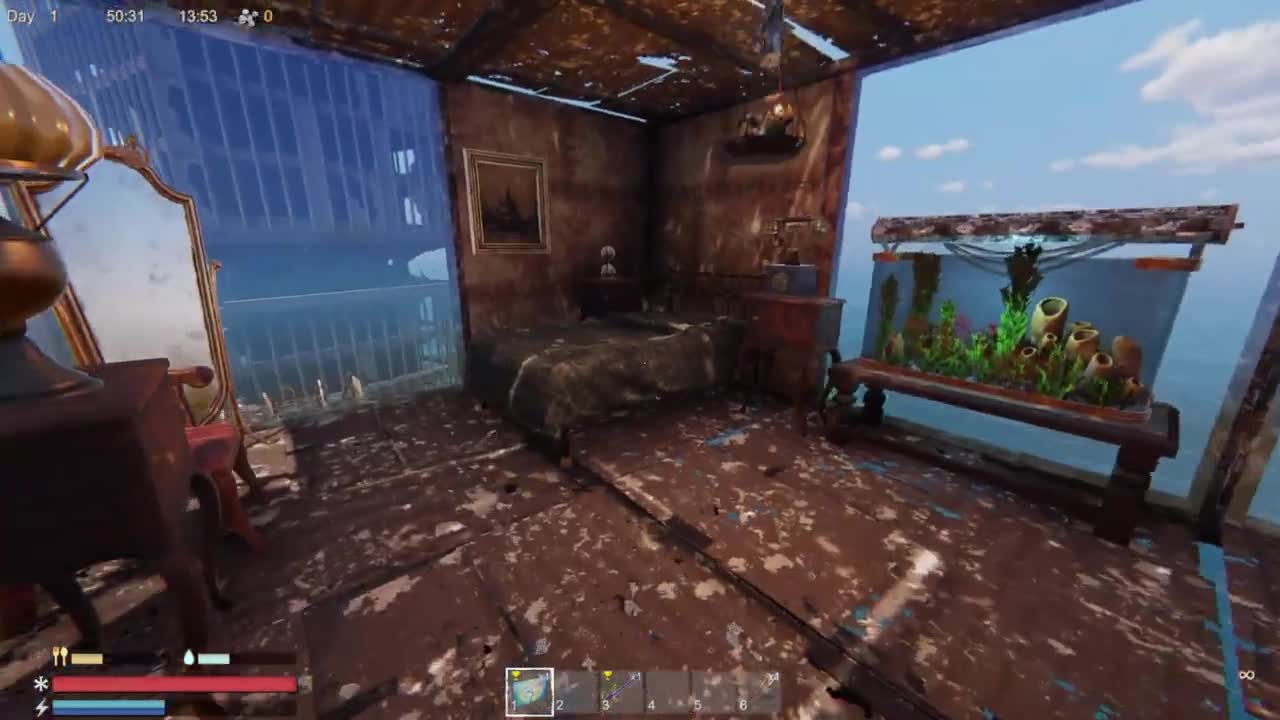 Building My Base On a Roof Of a Sunken Skyscraper