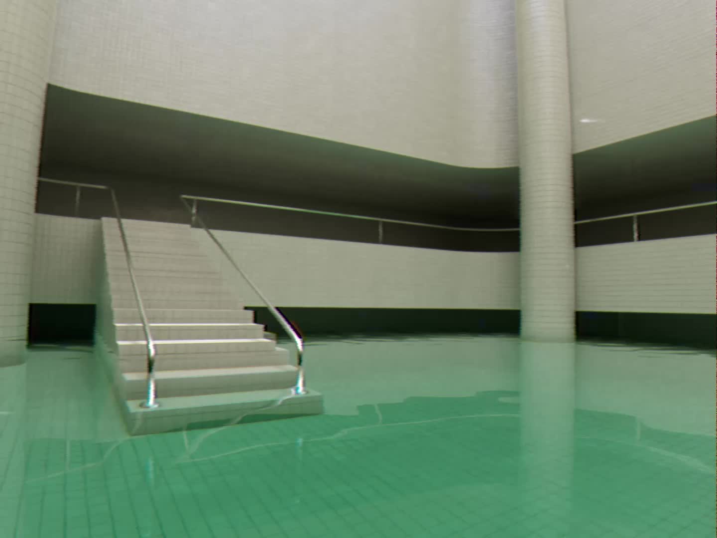 In This Backrooms Poolrooms Level, You Swim To SURVIVE… 