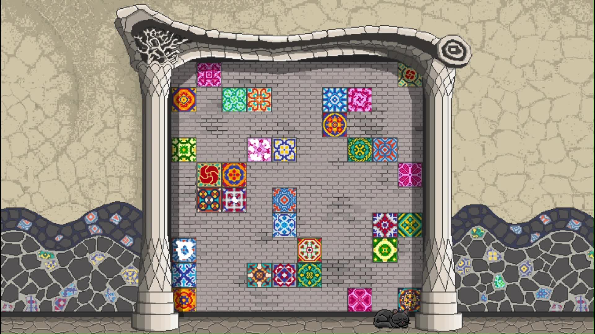 Tilemaker Wall progression 7 seconds video - Tezzel: The Tilemaker's Tale - IndieDB
