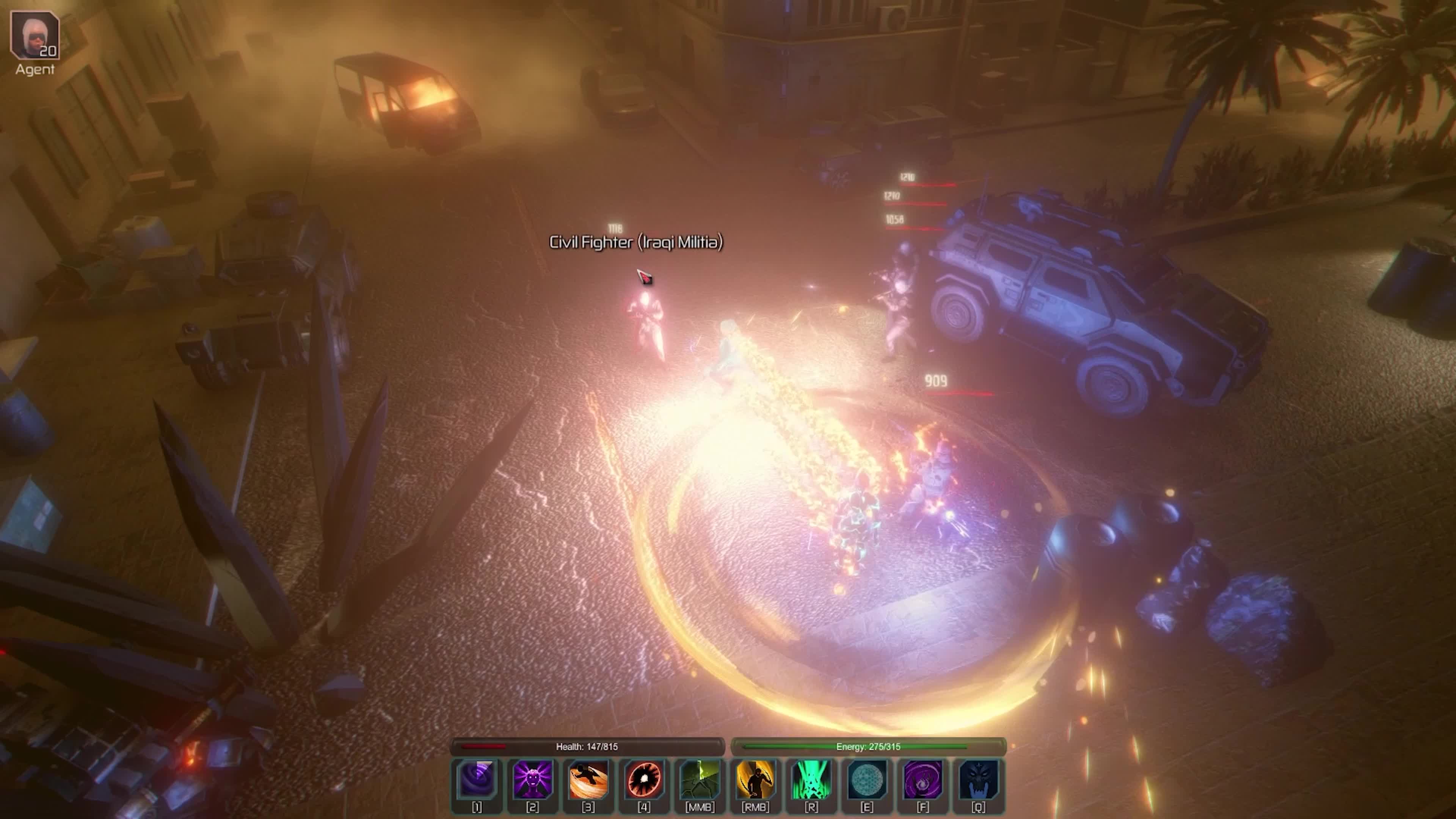 ARPG Combat - Melee vs. Ranged builds video - Alpha Spectrum - IndieDB
