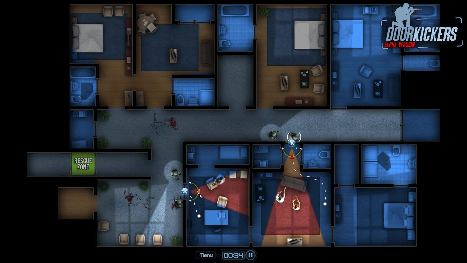 Door Kickers Alpha Gameplay Trailer video KillHouse Games Indie DB