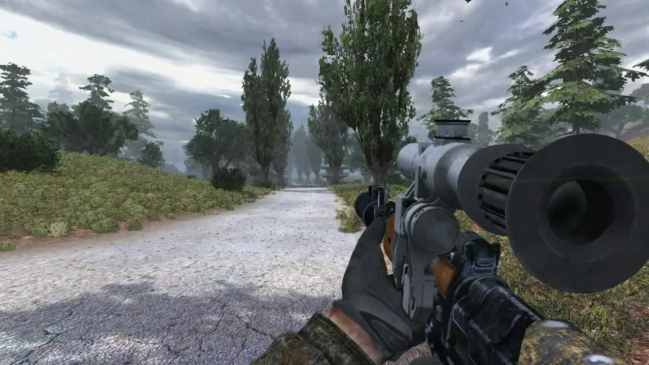 SVU sniper rifle + 3D sight - Visions Of Chernobyl