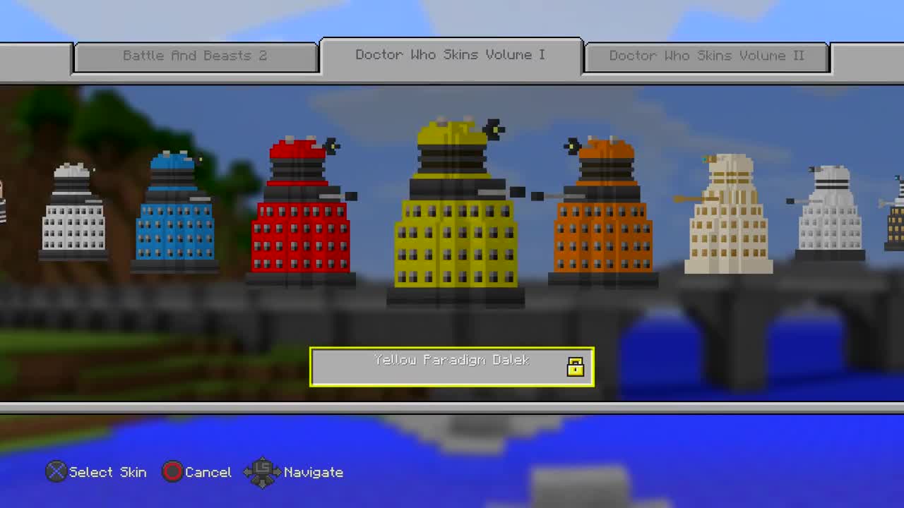 Minecraft Doctor Who Skins Volume One