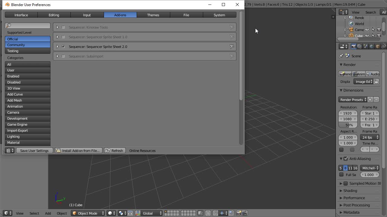 Sprite Sheet Addon for Blender VSE video SaySOFTWARE Indie DB