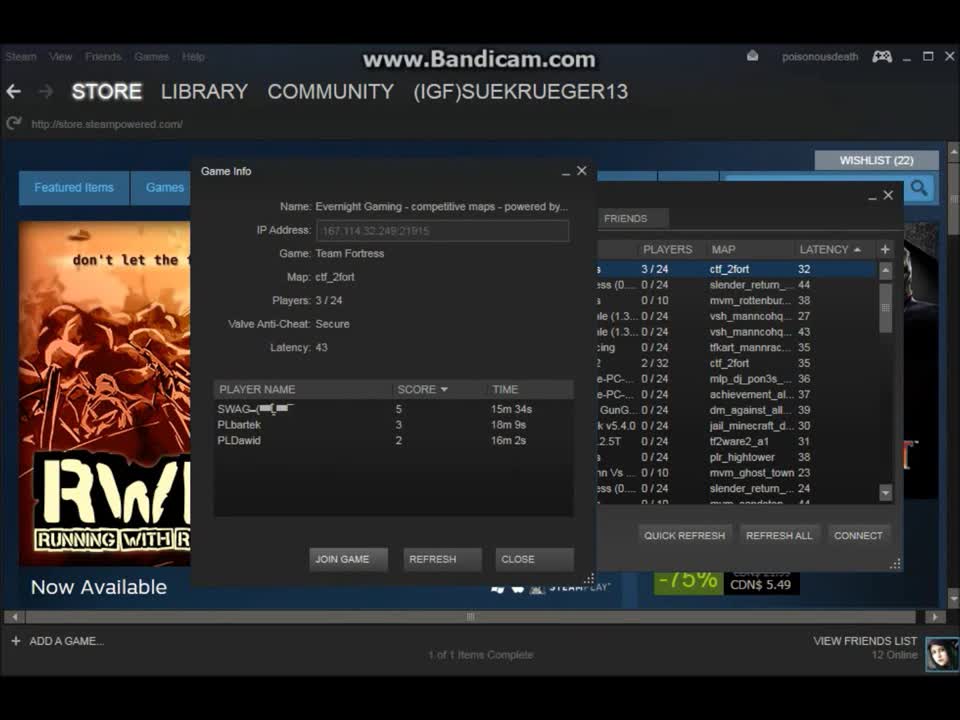 How to check server IPs etc without GameTracker video - SueKrueger13 ...
