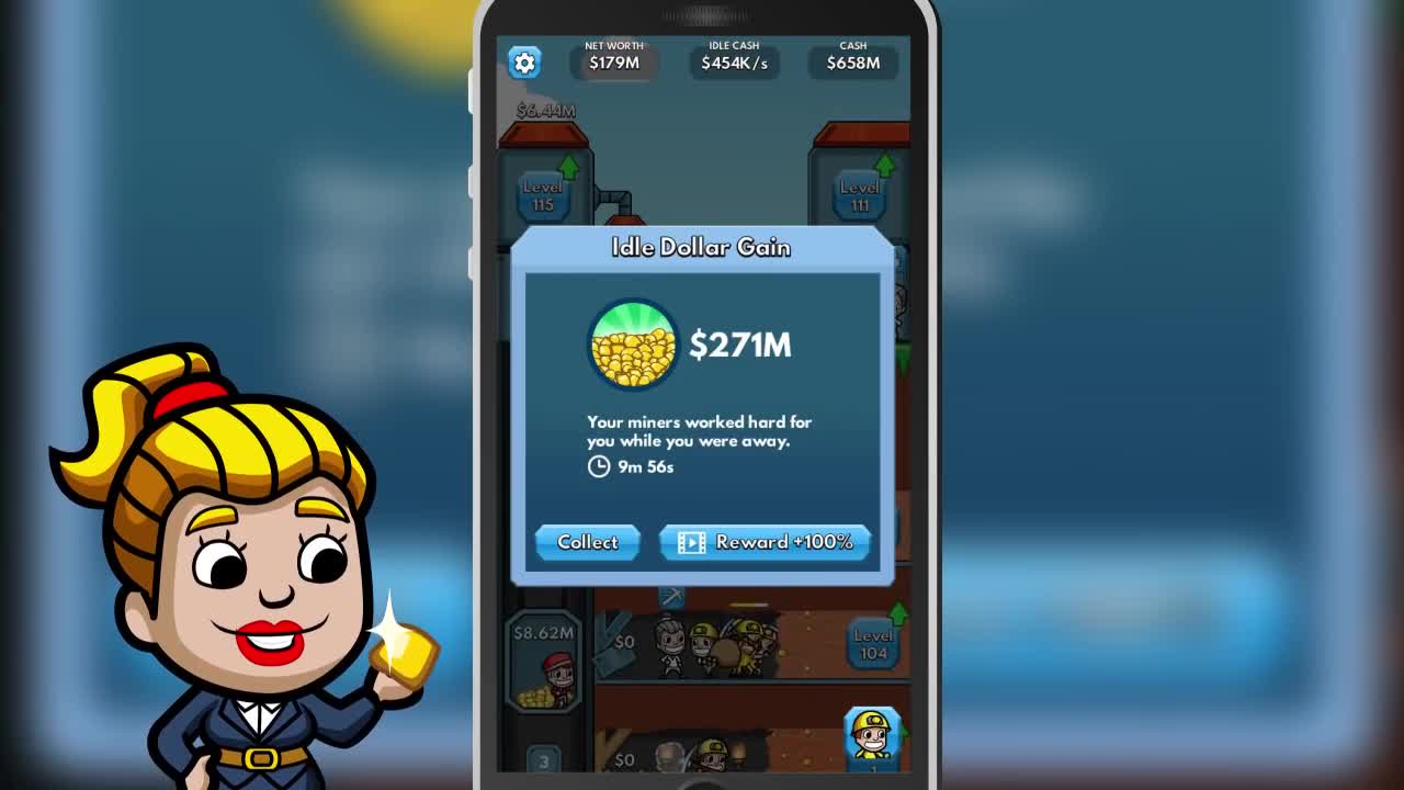 Idle Miner Tycoon Trailer video Fluffyfairygames IndieDB