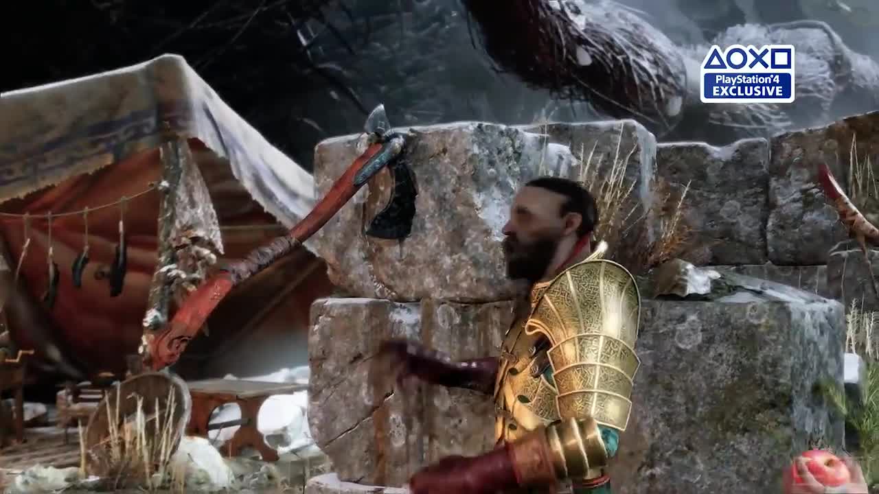 god of war 4 ps4 trailer