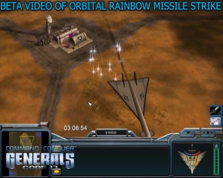 Orbital Rainbow Missile Strike video - C&C Generals: Code 13 mod for C ...