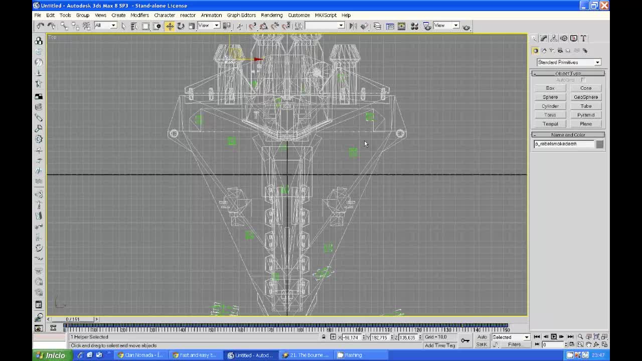3Dmax rigging a model tutorial - 09 video - Star Wars Alliance ...