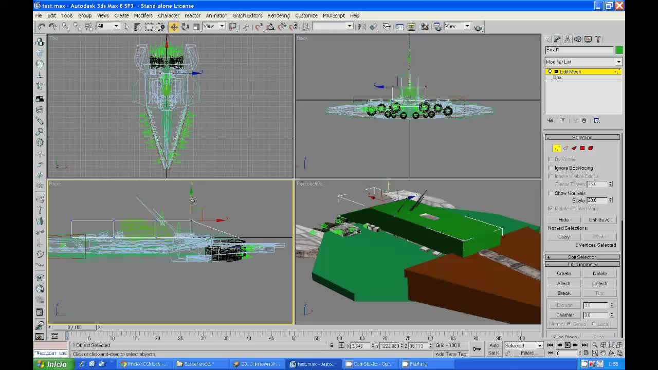 3Dmax rigging a model tutorial - 05 video - Star Wars Alliance ...