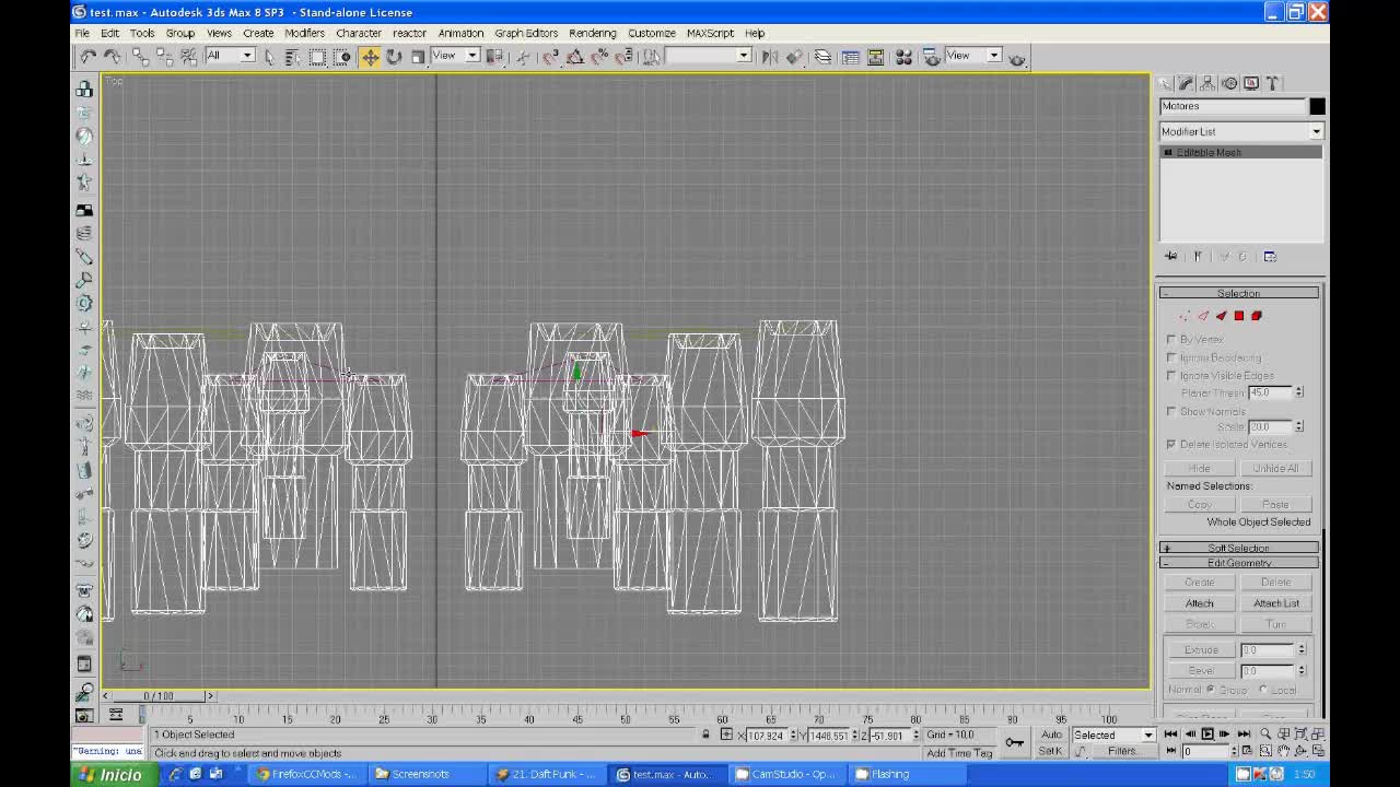3Dmax rigging a model tutorial - 04 video - Star Wars Alliance ...