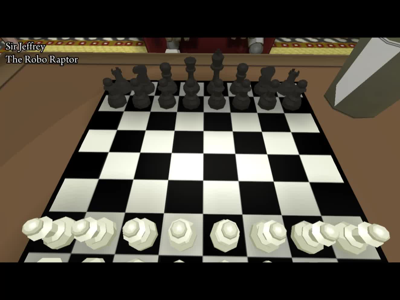 A game of chess sets the mood video Project Robo Raptor mod for
