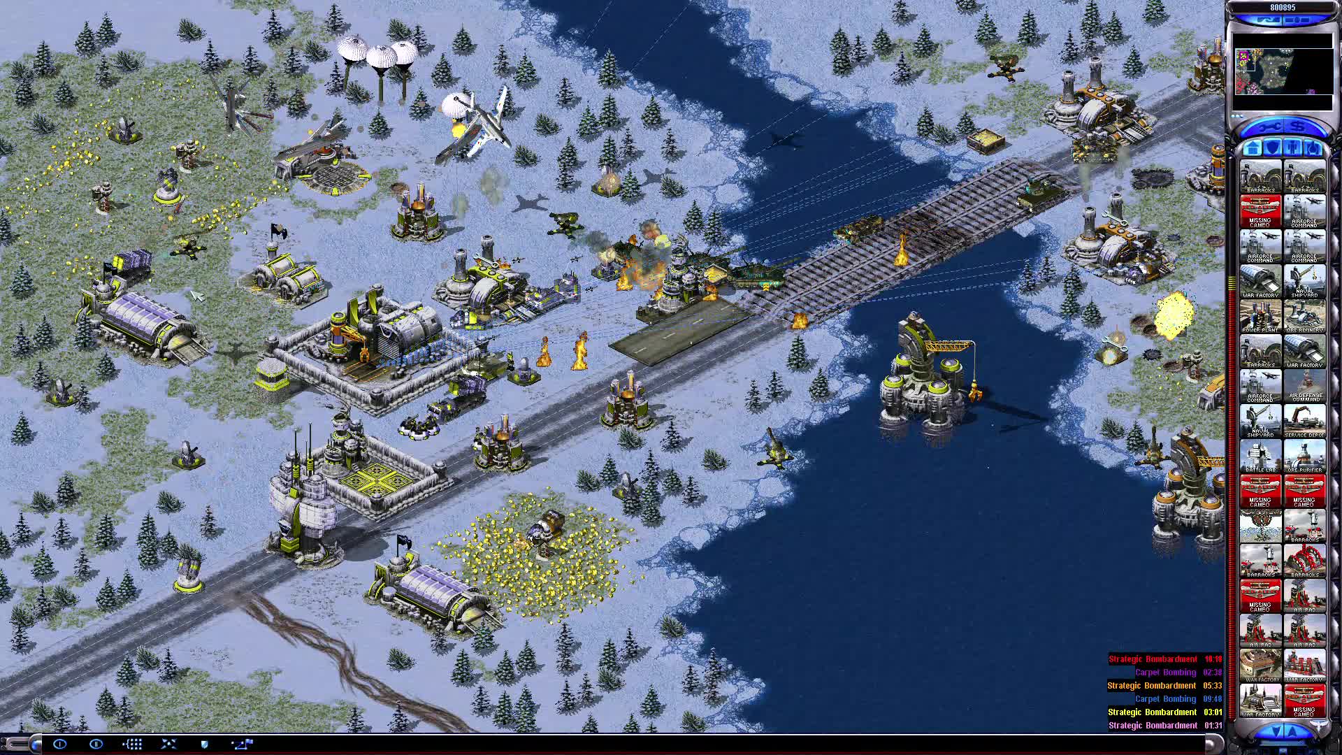 Early Game Chinese Rush and Bomb Raid on US Bases video - ModDB