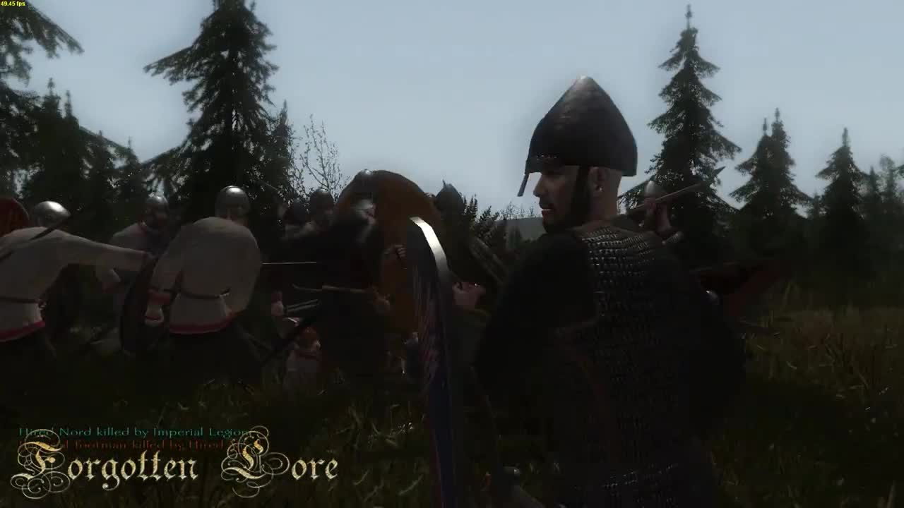 Forgotten Lore - Random Battle Scene Test video - ModDB