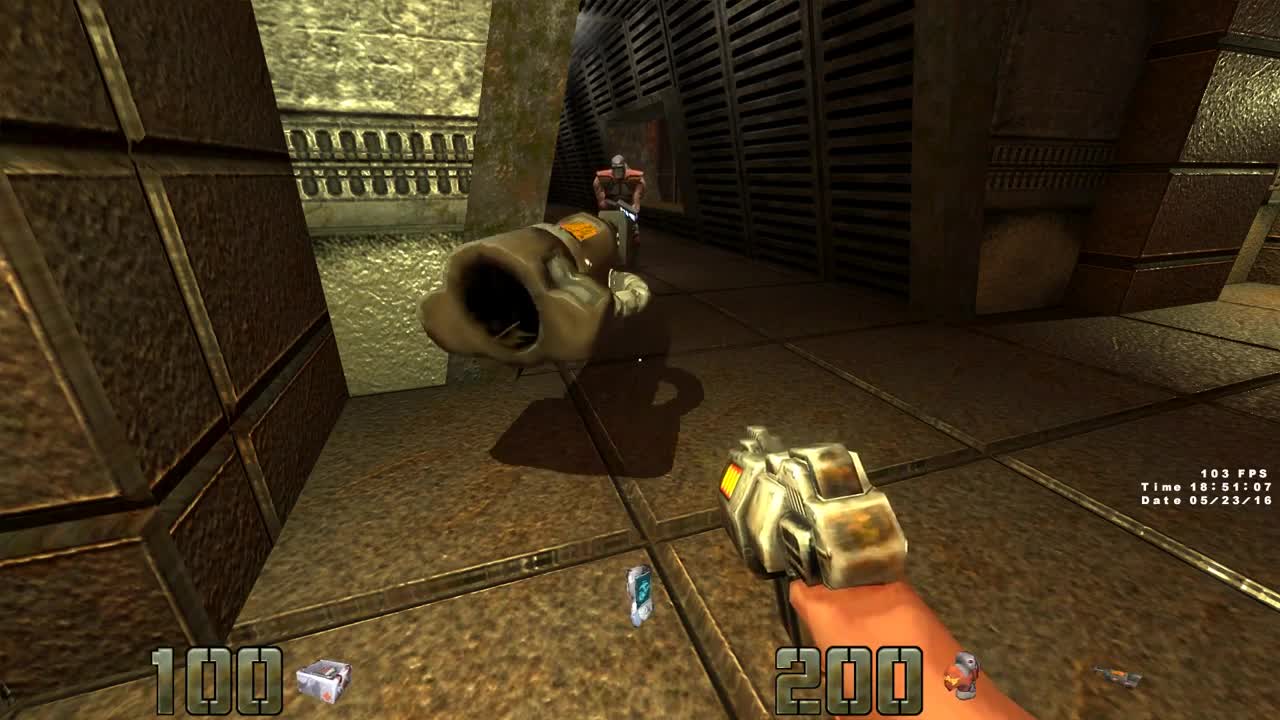 new railgun model by ArtTur video Quake 2 Weapons Remodel for Quake 2