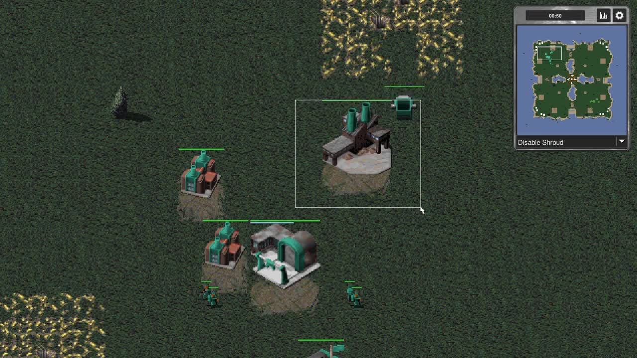 Scripted AI doing flame rush video - Over Powered Mod for OpenRA - ModDB