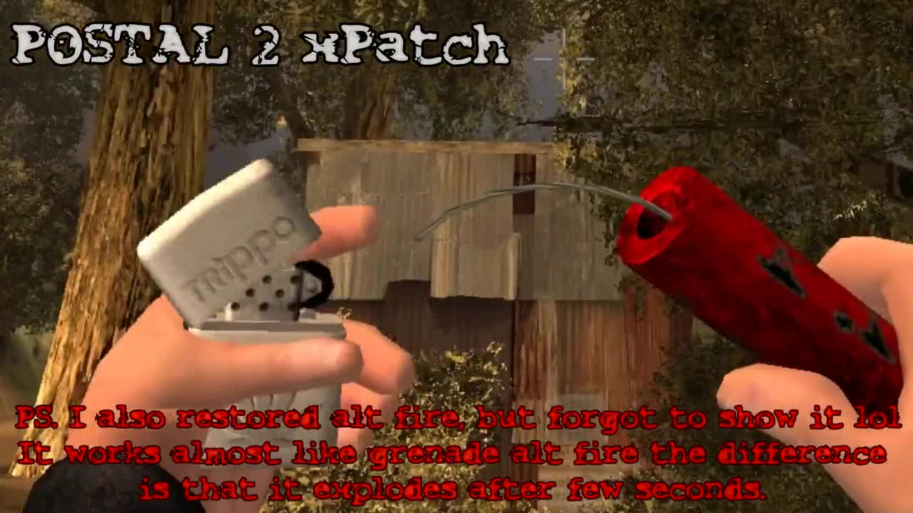 Weapons Improvements And Gameplay Video 5024x Unofficial Patch Xpatch Mod For Postal 2 Mod Db